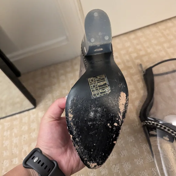 Balmin Black and Clear Women's Boots - Picture 7 of 8